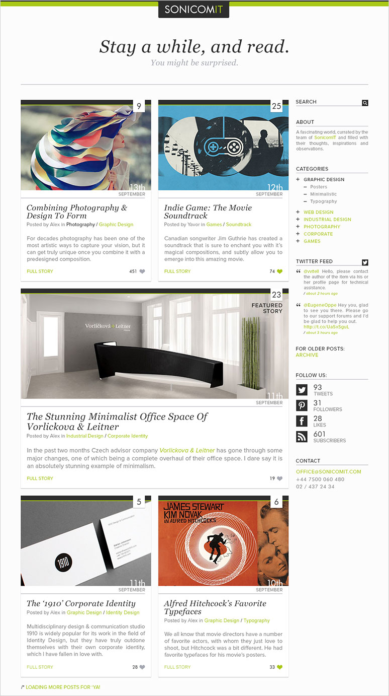 Blog design project
